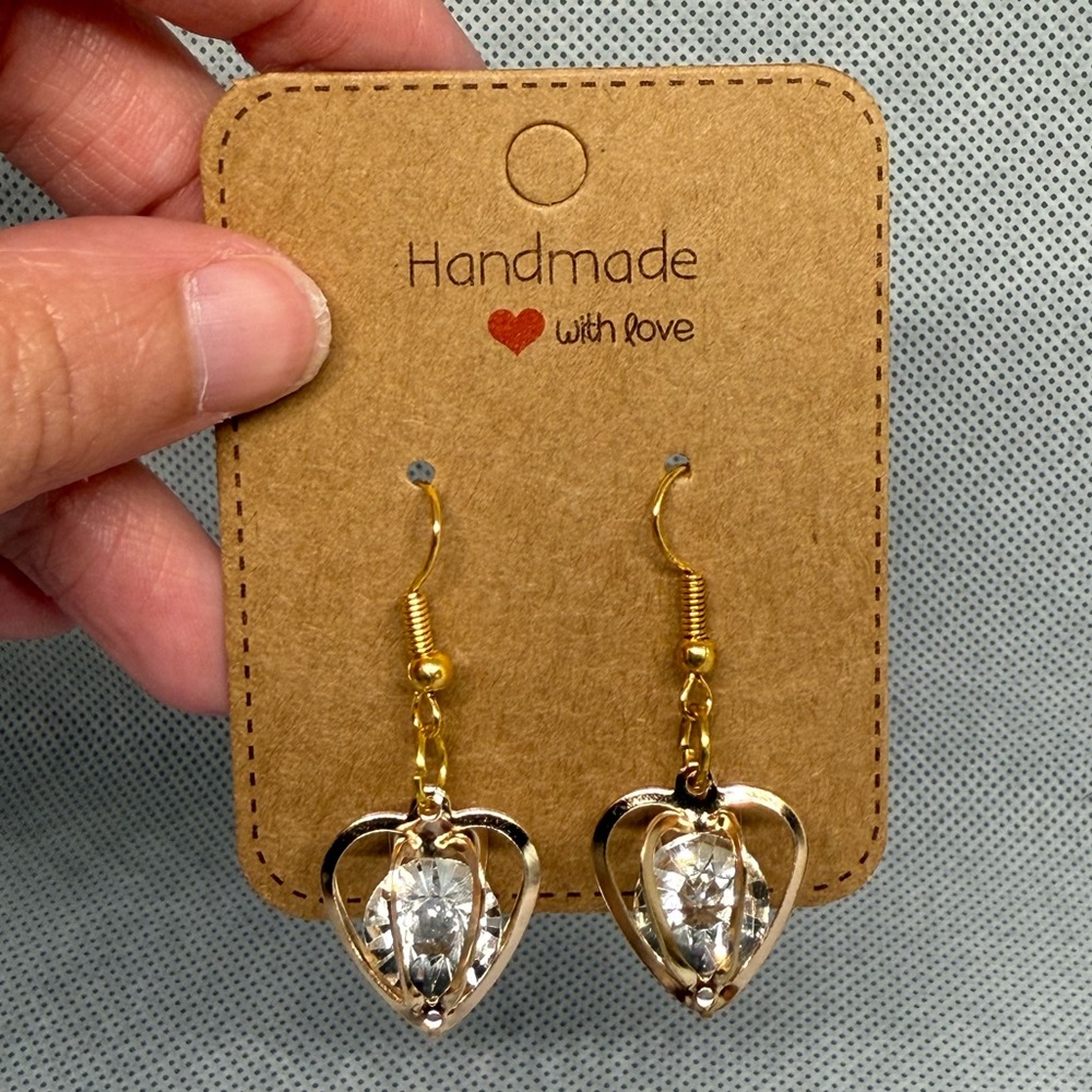 Handmade Heart Earrings